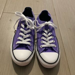 Purple converses. Only worn once